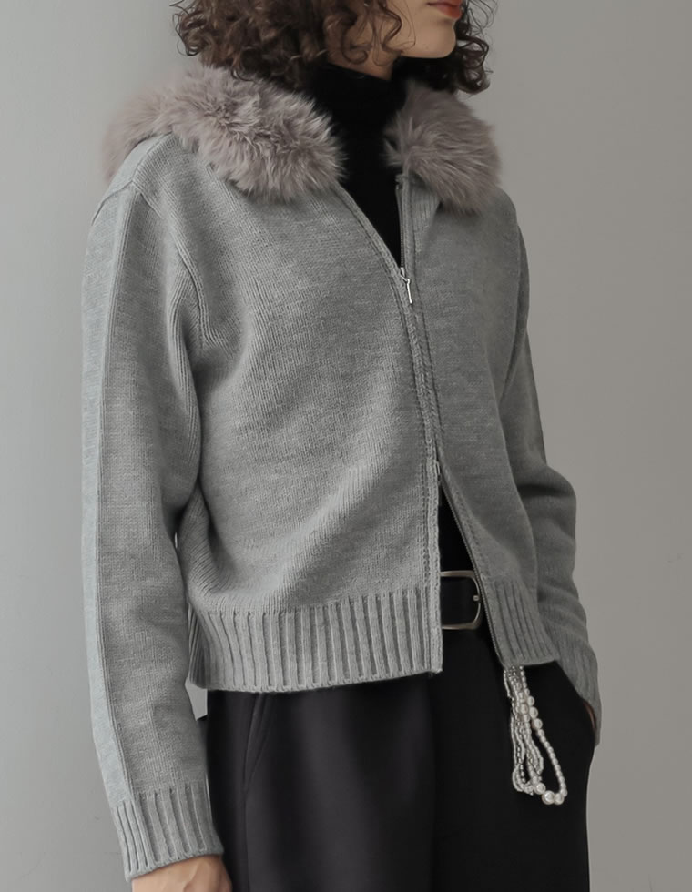 Re:EDIT（リエディ） カーディガン ニット レディース 4色 M/L ファー