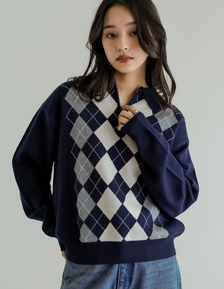 Re:EDIT（リエディ） ニット トップス 長袖 レディース 3色 M/L