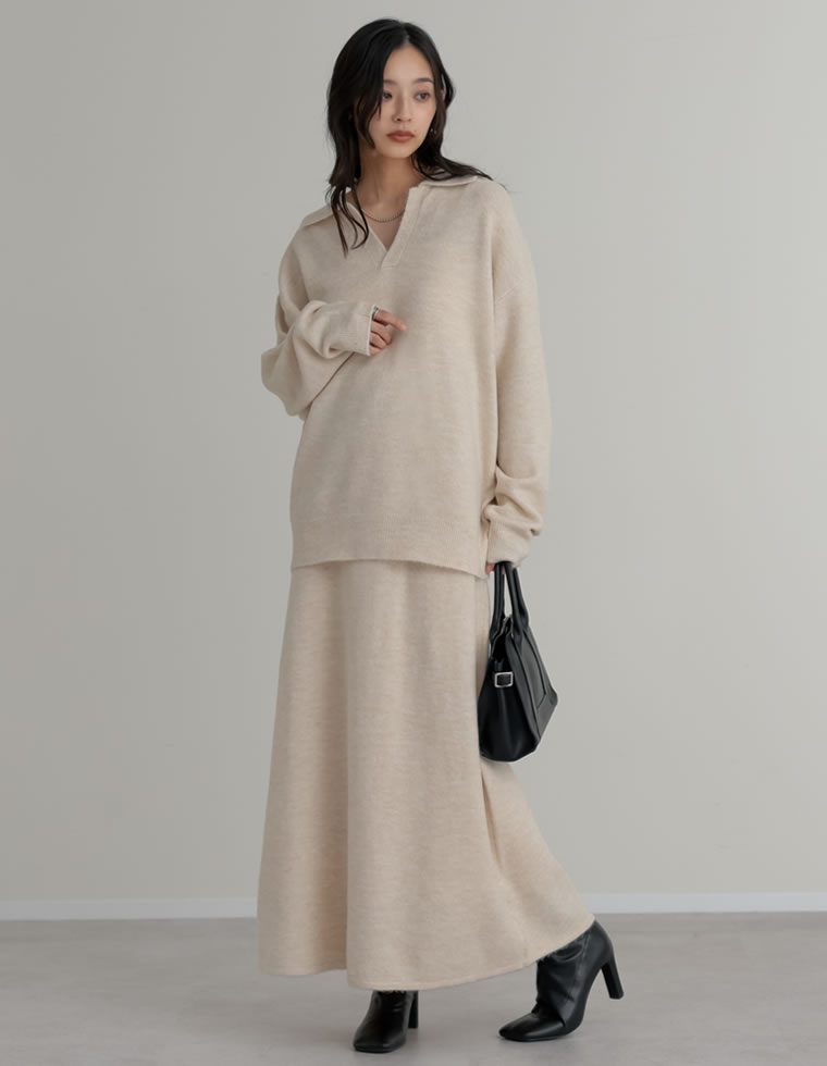 Re:EDIT（リエディ） ニット 2点セット レディース 4色 低身長 高身長