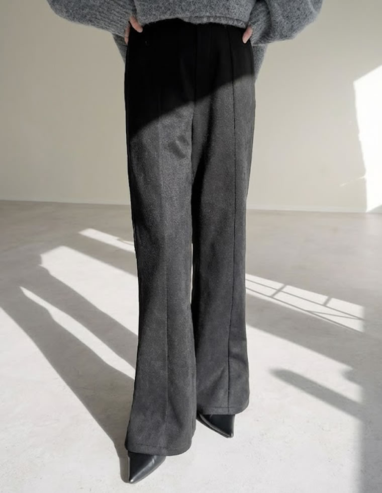 Re:EDIT（リエディ） パンツ ポケット付き レディース 4色 低身長 高