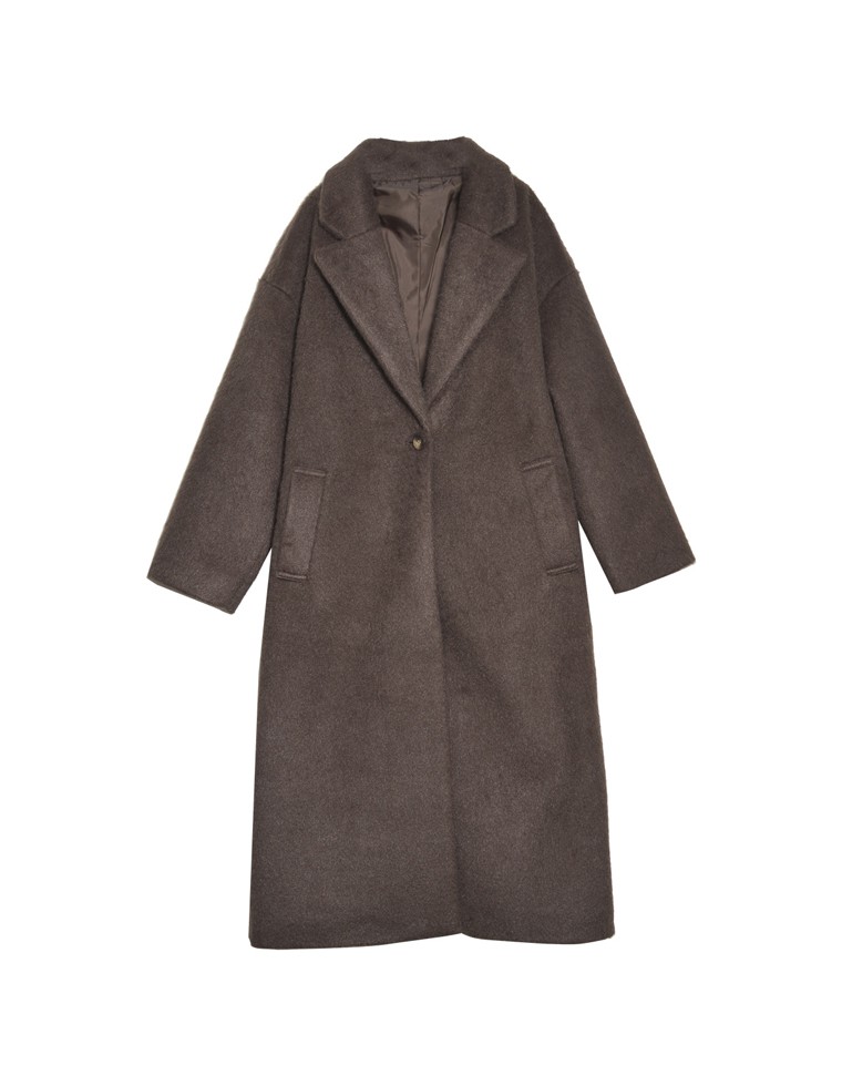 ニットシャギーチェスターコート