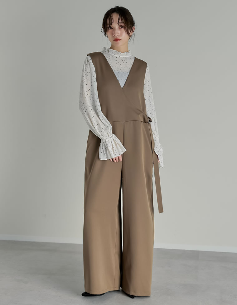 Re:EDIT（リエディ） オールインワン サロペット レディース 4色 低