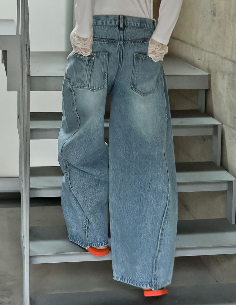 Re:EDIT（リエディ） [2026S/S PRE ORDER] パンツ デニム レディース 2