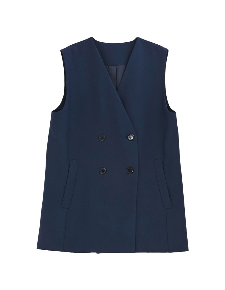 ツイルバックベルトデザインベスト