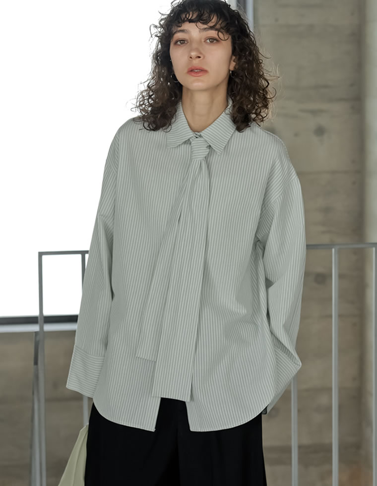 Re:EDIT（リエディ） トップス シャツ レディース 3色 M/L ボウタイ