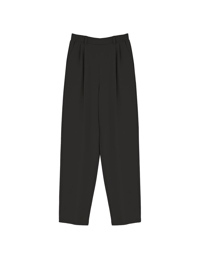 カットジョーゼットテーパードパンツ