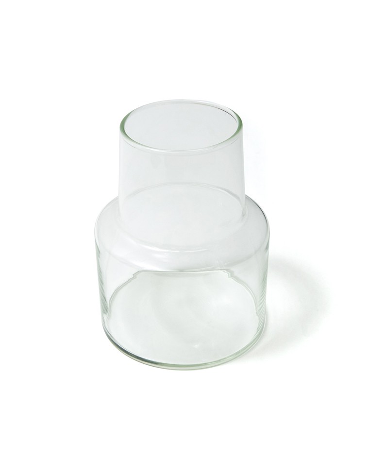 フラワーベース 花瓶 リサイクルガラス リューズガラス サステナブル サスティナブル エシカル オブジェ ナチュラルインテリア 18cm 送料無料｜galstar｜02