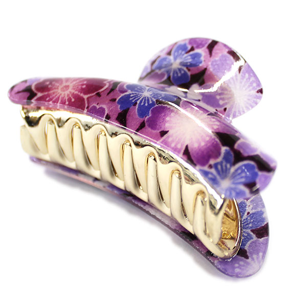 髪飾り ヘアークリップ 髪留め ヘアーアクセサリー アクセサリー バレッタ アクセ 桜柄 髪飾り（大） カワイイ おしゃれ hairclip |  | 02