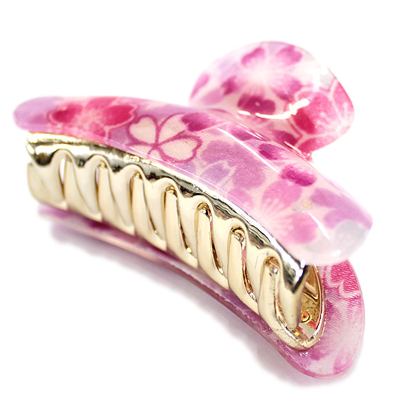 髪飾り ヘアークリップ 髪留め ヘアーアクセサリー アクセサリー バレッタ アクセ 桜柄 髪飾り（大） カワイイ おしゃれ hairclip |  | 03