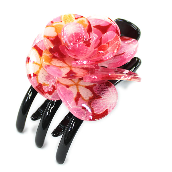 髪飾り バレッタ ヘアークリップ 髪留め ヘアーアクセサリー アクセサリー バレッタ アクセ 桜柄 髪飾り（中） カワイイ おしゃれ hairclip |  | 01
