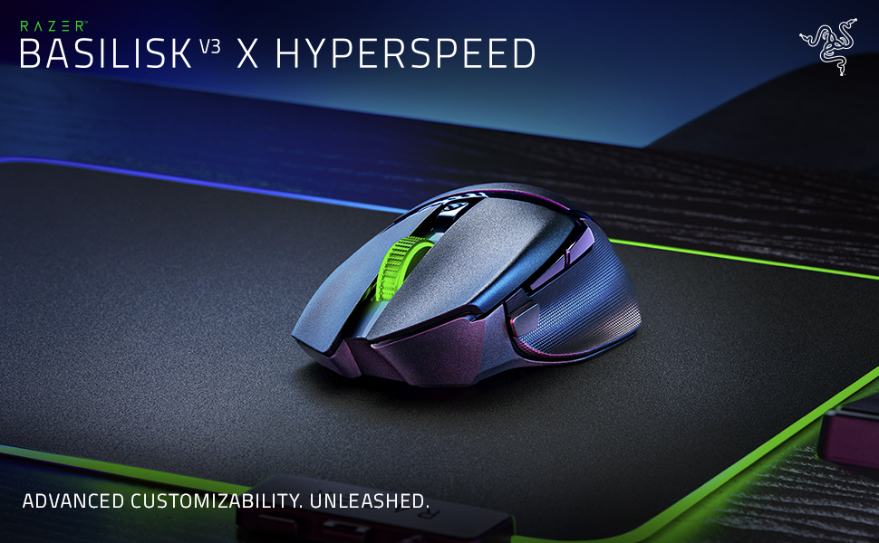 Razer レイザー Basilisk V3 X HyperSpeed ワイヤレスゲーミングマウス