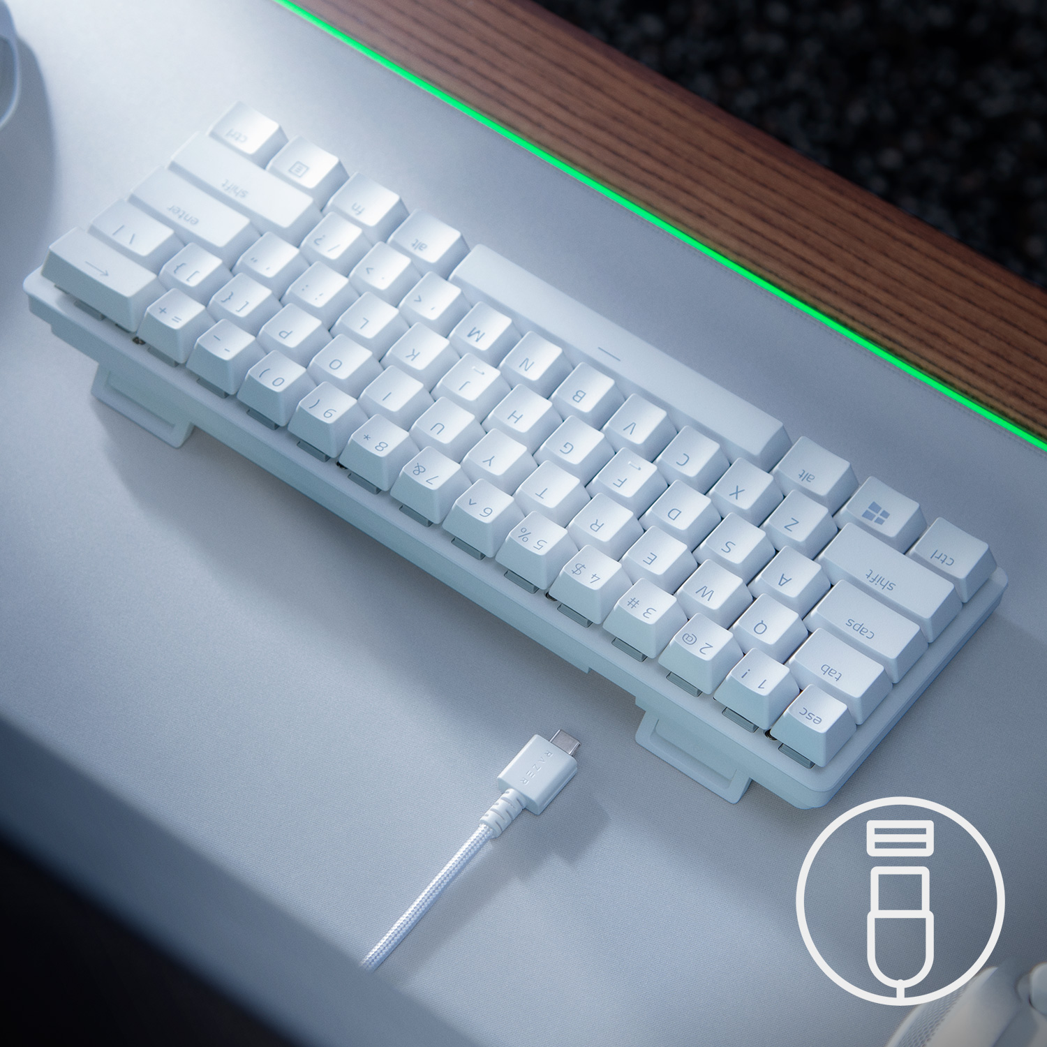 Razer レイザー Huntsman Mini JP 小型 ゲーミングキーボード Clicky