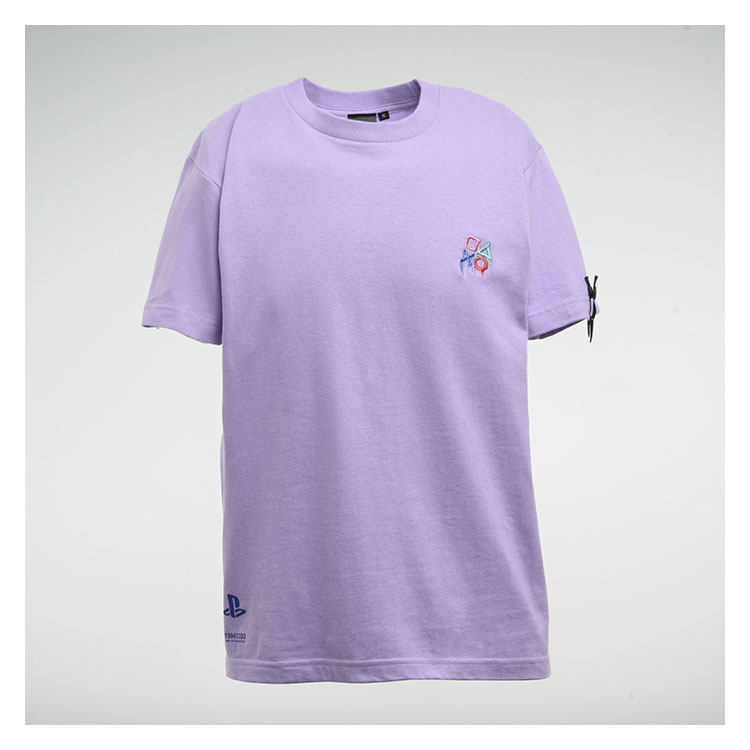 ASOBI GRAPHT スプレーアート 刺繍Tシャツ / PlayStation アソビグラフト