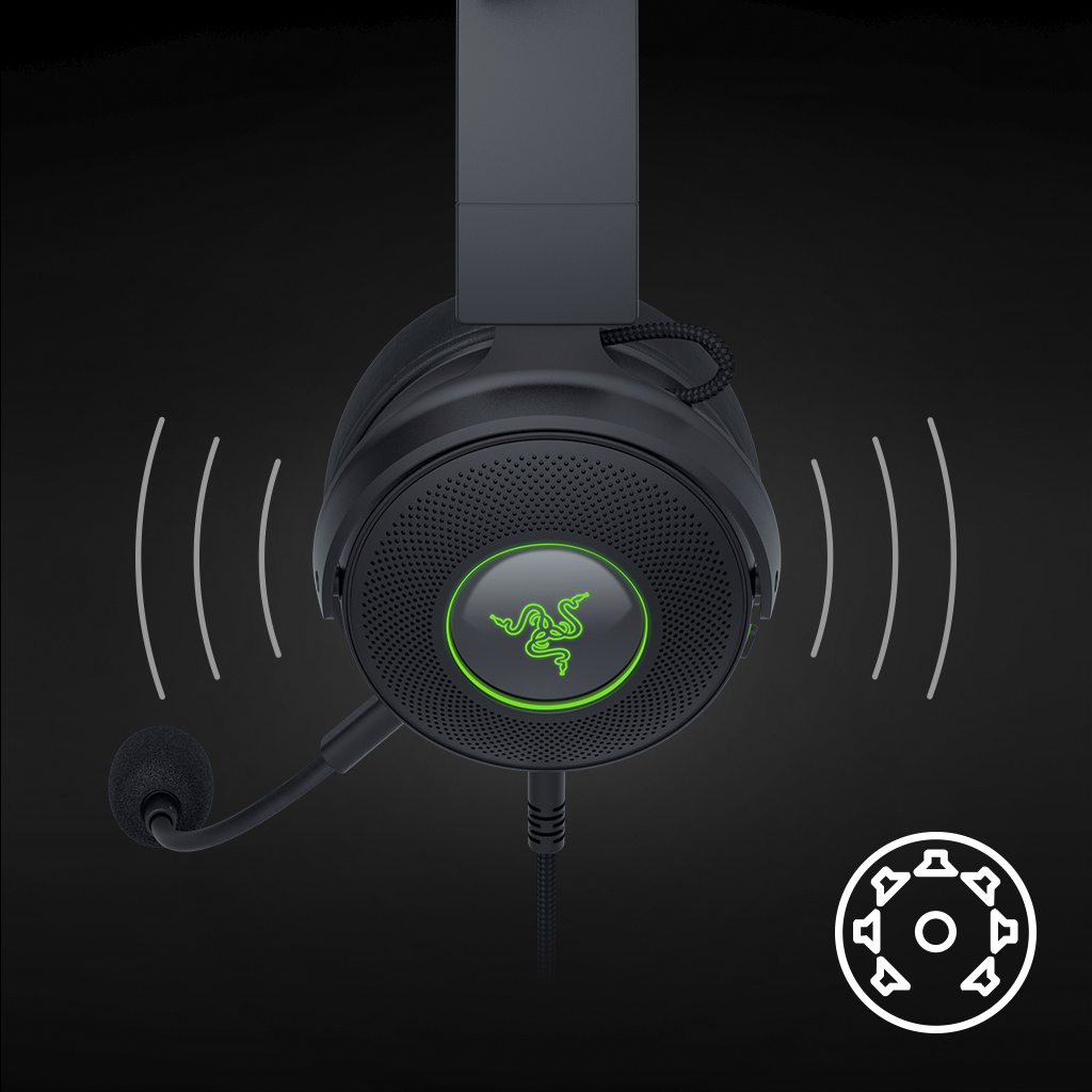 Razer レイザー Kraken Kitty V2 Pro Black ネコ/クマ/ウサギのイヤー