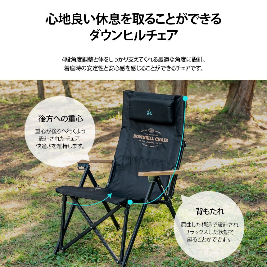 KZM OUTDOOR キャンプ 椅子 軽量 おしゃれ コンパクト