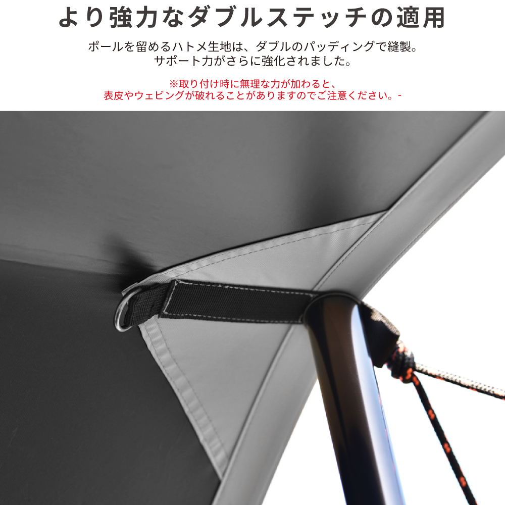 KZM タープキャンプ レクタタープ 撥水 日陰 遮光性 UVカット テフロンコーティング アウトドア KZM ビバレクタ タープL オリーブカーキ