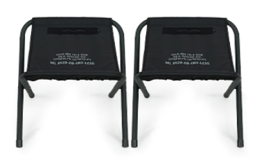 KZM OUTDOOR フィールドBBQチェア2Pセット 2色 セット折りたたみ