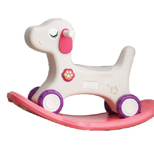 木馬 乗り物 おもちゃ 室内遊具 3in1 子供 キッズ 子供用 ロッキングホース バランスボード トレーニング 男の子 女の子 プレゼント  mloong (dog-mokuba)