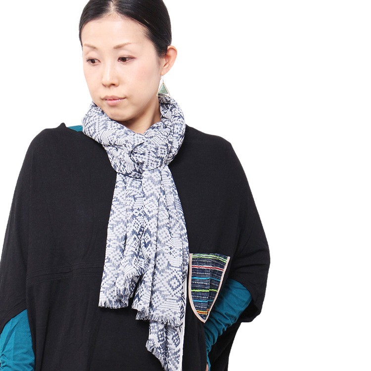 エスニック ストール 大判 178×71cm メンズ レディース マルチ
