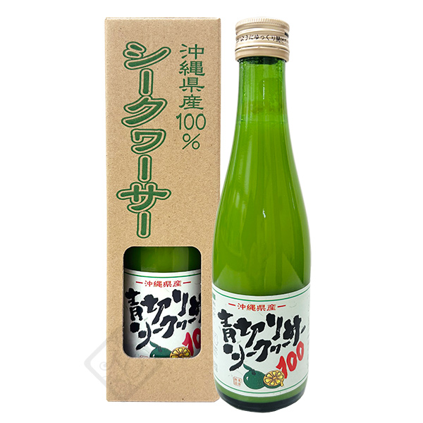 青切りシークワーサー100 300ml×6本 /沖縄産 シークワーサージュース