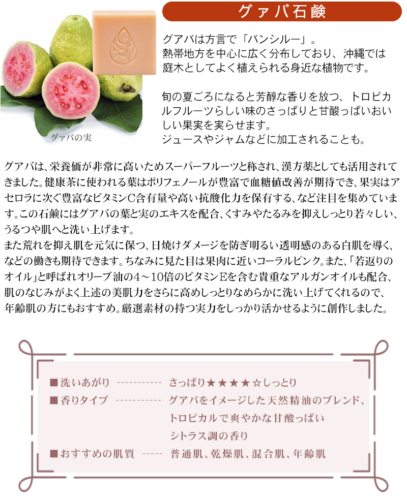 グァバ石鹸