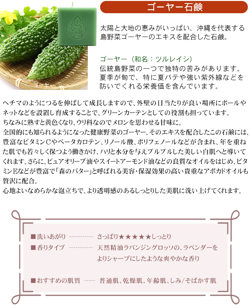ゴーヤー石鹸