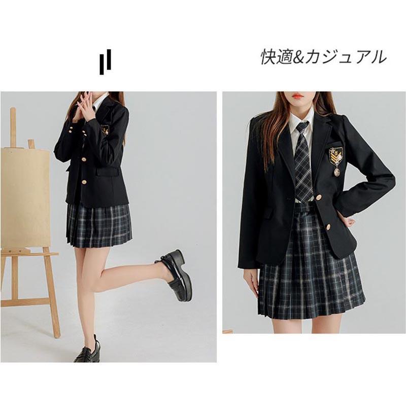 学生服　紺ブレ＆スカート  タグ付き新品未使用品　Mサイズ gso-703p647141_3.jpg