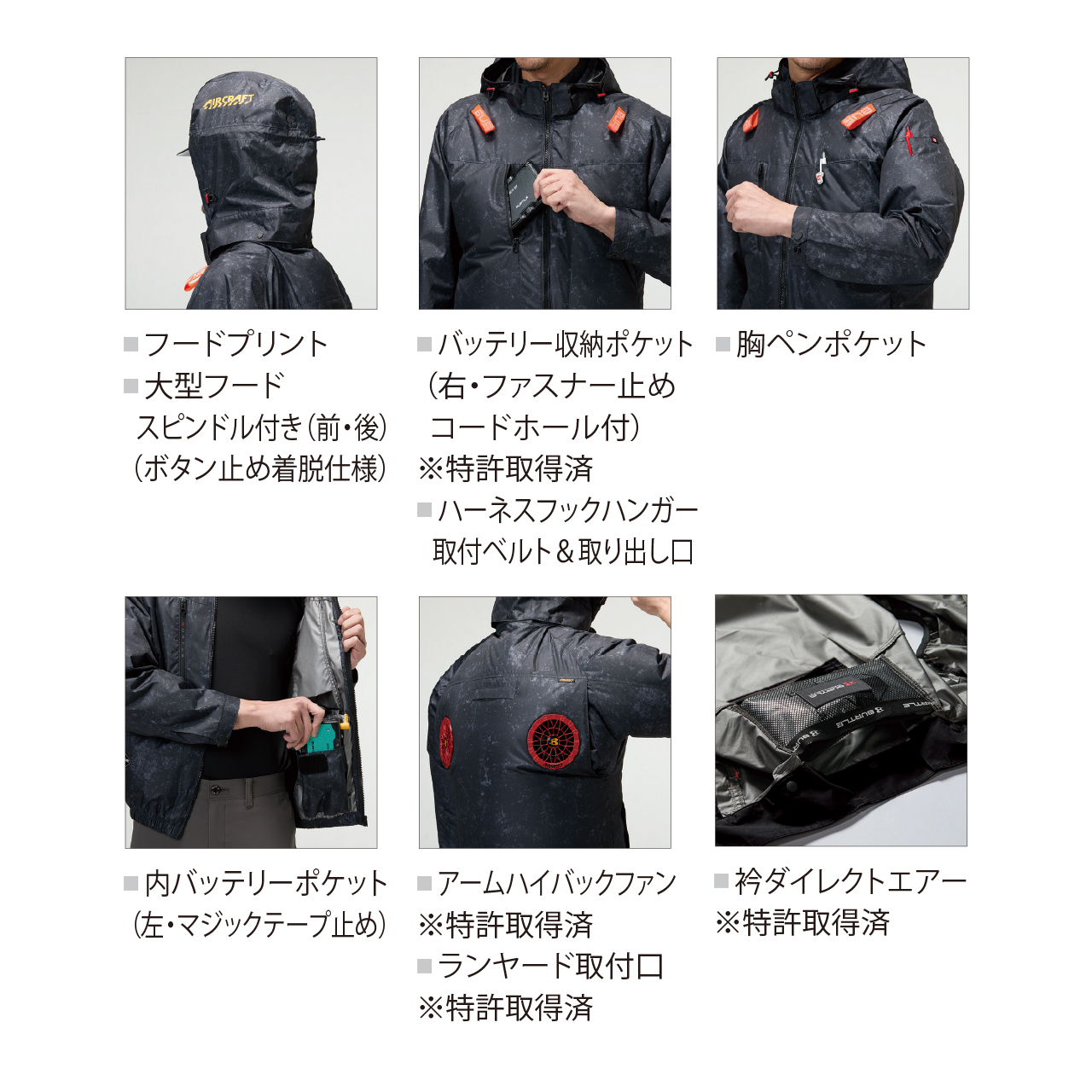 バートル 空調作業服 AC2091HB ハイバック ブルゾン AC10 AC10-2 フル