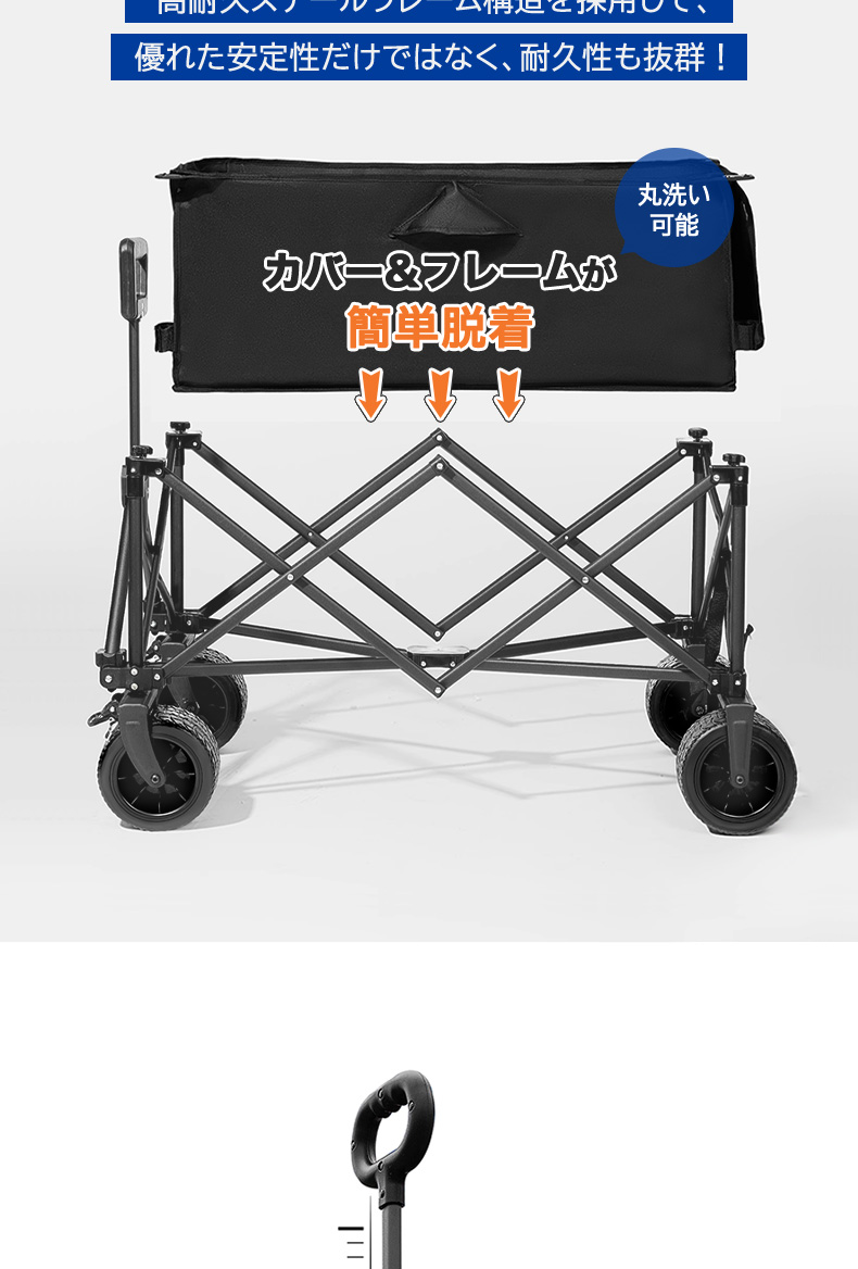 【期間限定価格】折りたたみ キャリーワゴン 軽量 アウトドア 楽天市場】【5%OFF】アウトドアワゴン キャリーワゴン キャリーカート