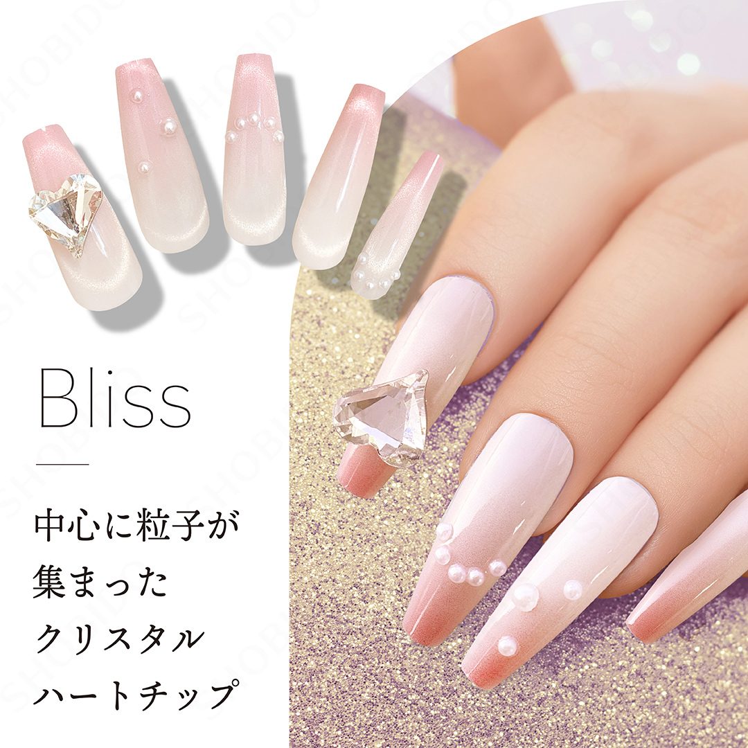 デコラティブネイル マグネットネイルチップ 24pcs 10size 24Nail Tips