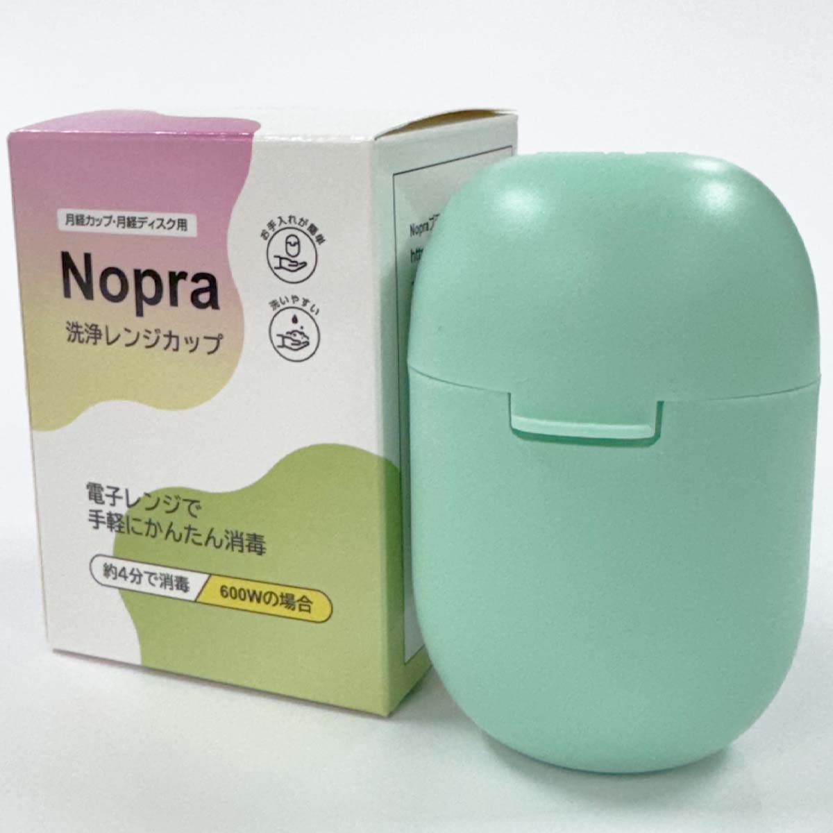 Nopra ノプラ 洗浄レンジカップ 月経カップ 月経ディスク 洗浄カップ 生理カップ 経血カップ 電子レンジ かんたん 簡単 洗浄 消毒 レンチン クリーンカップ |  | 01