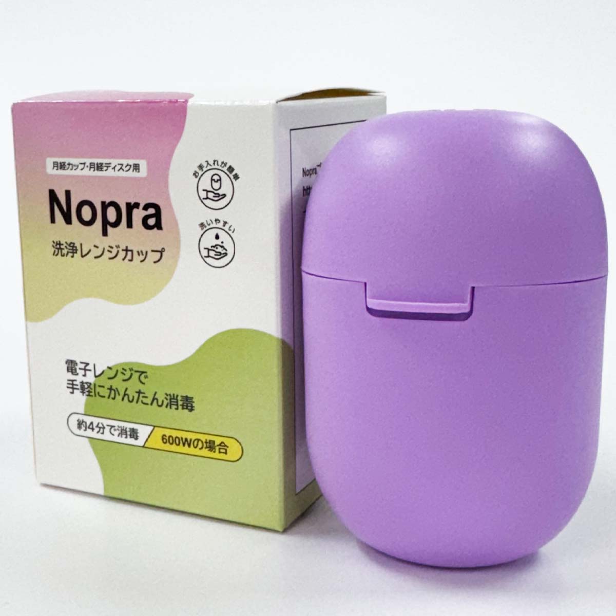 Nopra ノプラ 洗浄レンジカップ 月経カップ 月経ディスク 洗浄カップ 生理カップ 経血カップ 電子レンジ かんたん 簡単 洗浄 消毒 レンチン クリーンカップ |  | 03