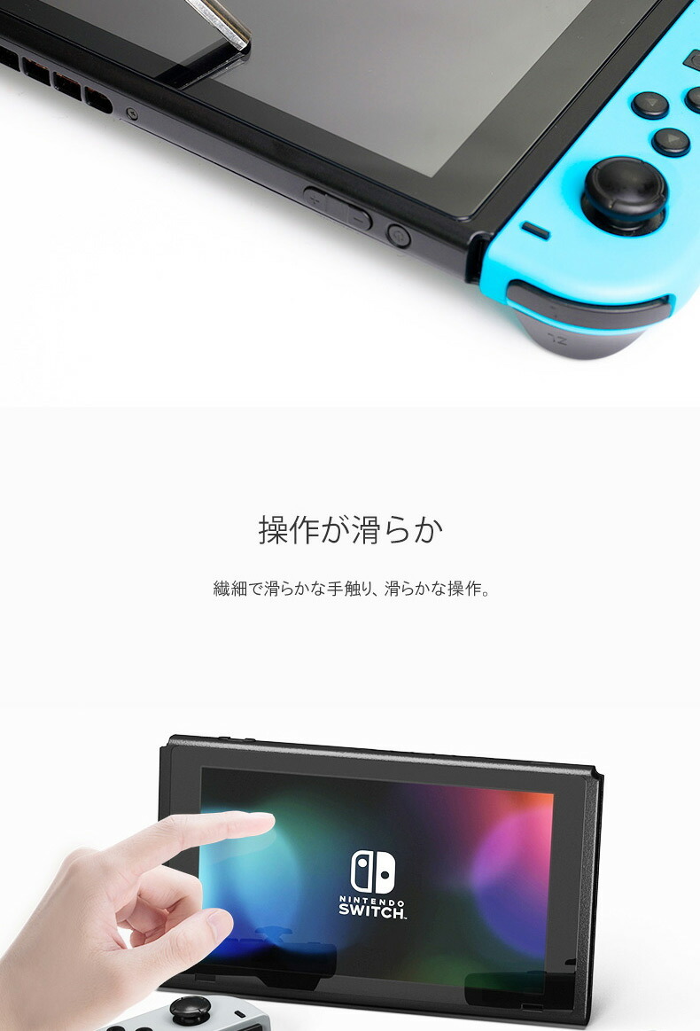 2枚セット Nintendo Switch/Switch Lite RTT001 クリアガラス