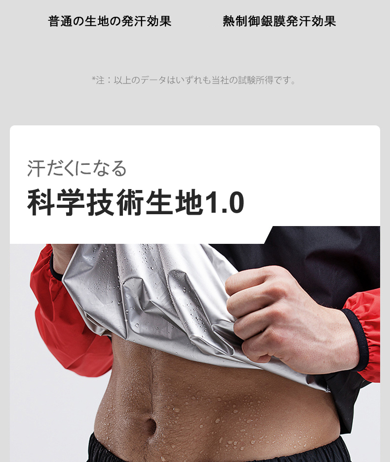 大量発汗 サウナスーツ A88 メンズ レディース ダイエット