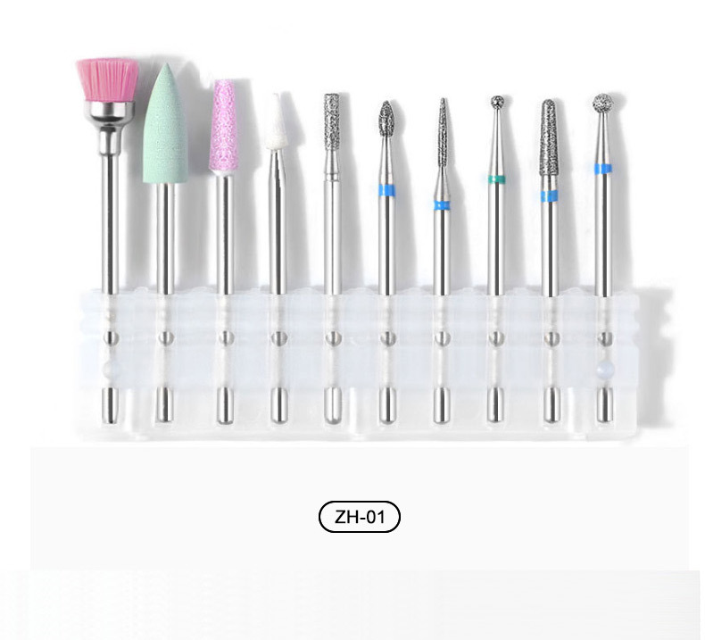 Four. ネイルビット 10本セット gj0286 ネイルマシン ネイルドリル