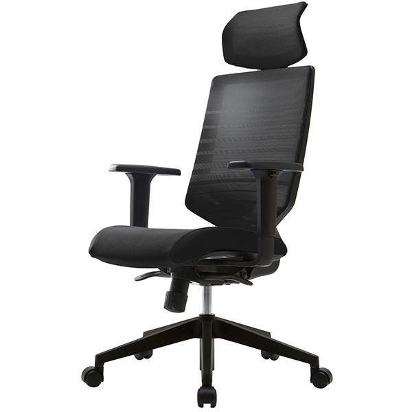 会議用椅子 T30チェア 可動肘 4色 ヘッドレスト付き FHTN302RF SIDIZ(シディズ) オフィスチェア ワークチェア 会議室(個人様お届け可能商品)｜garage-murabi｜02
