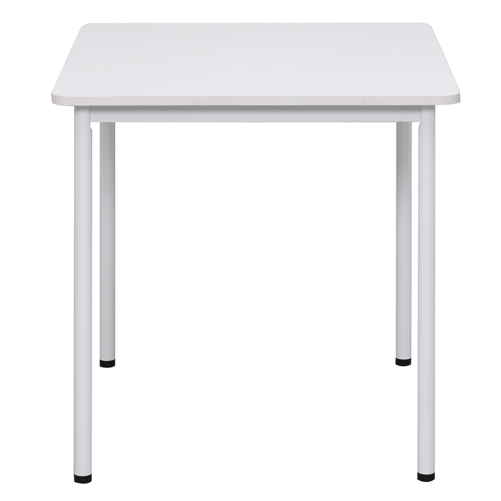 ラディーシリーズ シンプルテーブル W700×D700 [ホワイト ナチュラル