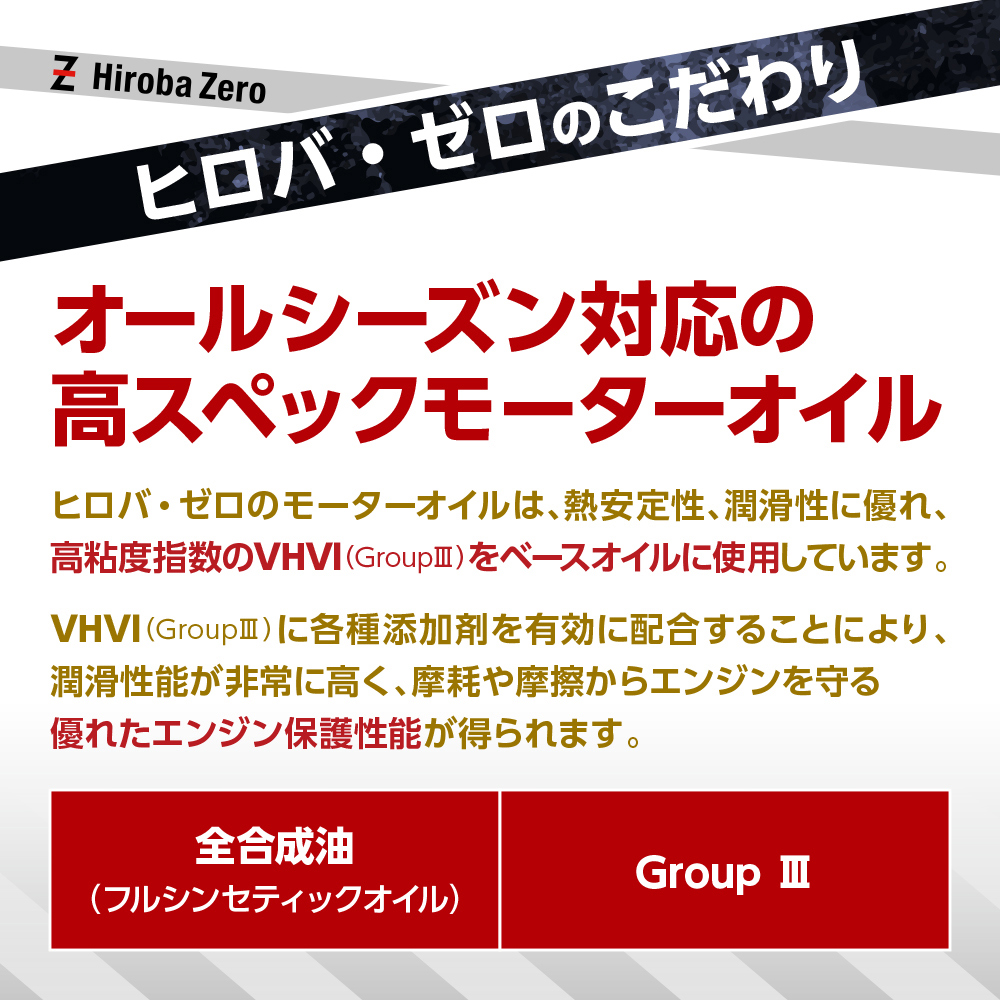 バイク用 モーターオイル 20L 化学合成油/全合成油[10W-40/SN/MA2] VHVI バイク用エンジンオイル AT1 ヒロバ・ゼロ | HUNTER ZERO | 06