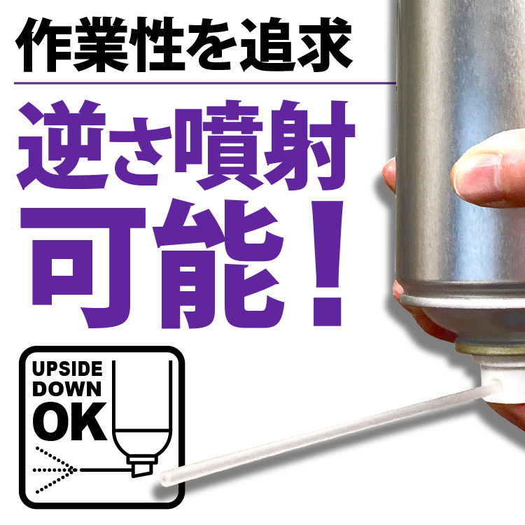 ガレージゼロ 中速乾 ブレーキ&パーツクリーナー 650ml 逆さ噴射可能・原液量500ml 関連画像4