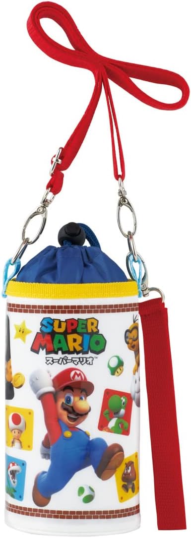 スーパーマリオ エナメル ペットボトル ホルダー 水筒 [ケース カバー