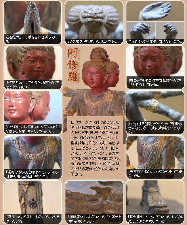 阿修羅像 詳細