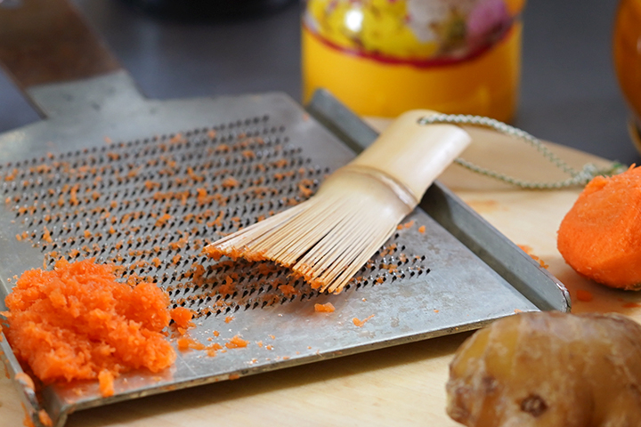 東屋 薬味寄せ 竹製 日本製 国産 すり鉢 おろし金 : がらんどう 手仕事