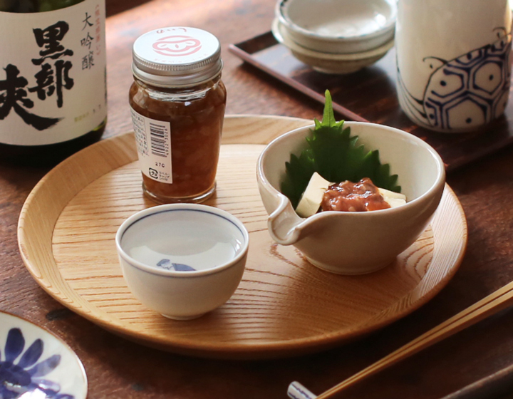 東屋 山茶盆 欅（ケヤキ） トレイ トレー 挽物 お盆 日本製