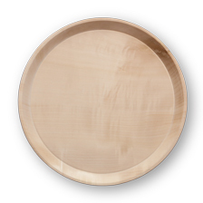 東屋 山茶盆 欅（ケヤキ） トレイ トレー 挽物 お盆 日本製