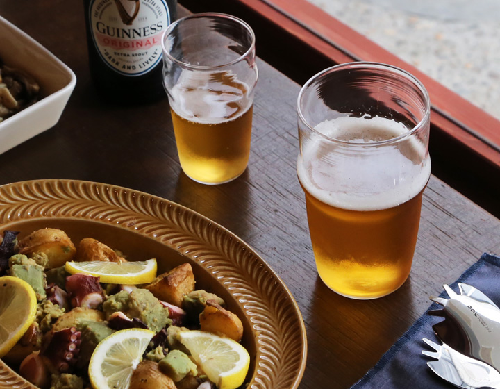 東屋 BAR ノニックМ fresco フレスコ 猿山修 吹きガラス ビール