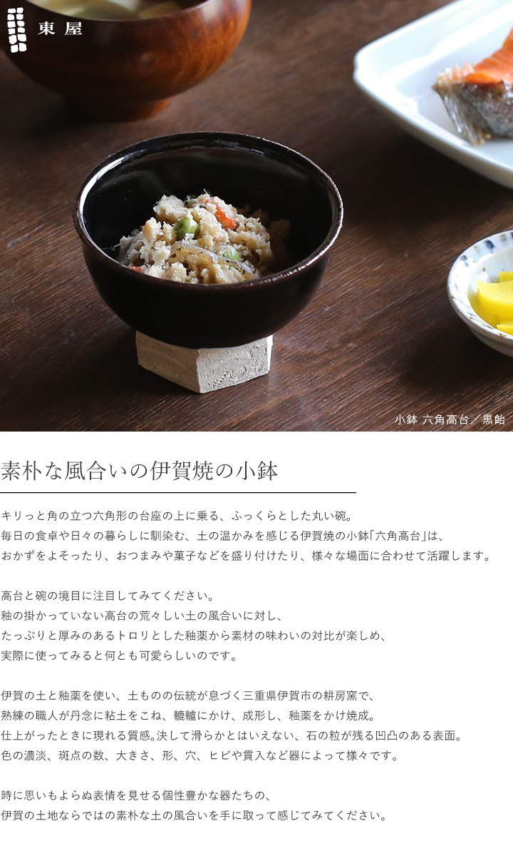 新品 東屋 伊賀焼 角鉢 5.5寸 お弁当 重箱 黒 ① - メルカリ