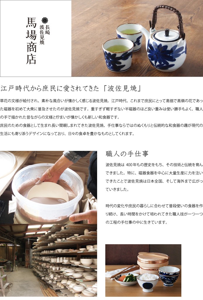 そば猪口 波佐見焼 馬場商店 いろは 菊紋 マルヒロ : がらんどう 手