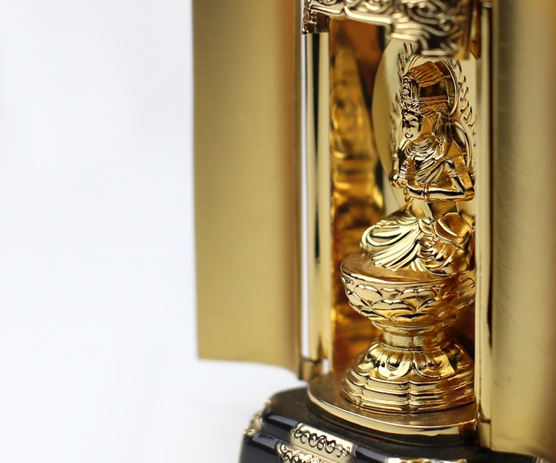 仏像 大日如来 厨子 9.7cm