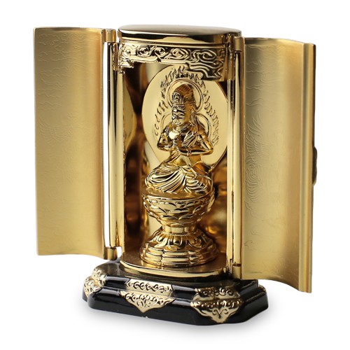 仏像 大日如来 厨子 9.7cm