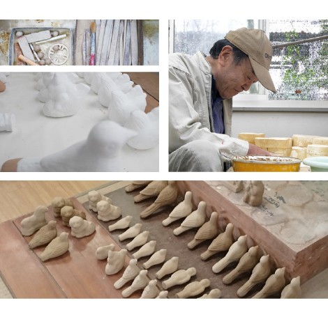 置物 鯛エビス 土鈴 尾崎人形 陶器 五八PRODUCTS : がらんどう 手仕事